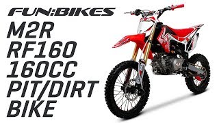 Product Overview M2R RF160 S2 160cc Red Dirt and Pit Bike 2018 [upl. by Cir]