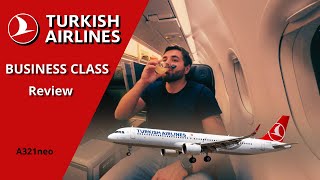 The ULTIMATE European BUSINESS Class  Turkish Airlines A321neo [upl. by Evangelist]