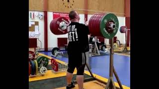 Kamil Kucera 109 300 kg front squat [upl. by Oriel]