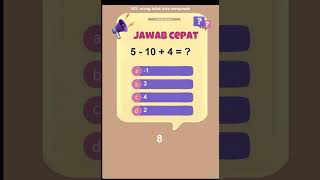 Bermain Kuis Matematika Jawab Cepat Bersama Erina 11112024 part67 [upl. by Hurlee]