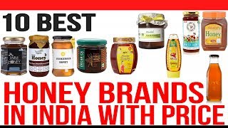 Top 10 Best Honey Brands in India with Price  best organic honey in india [upl. by Ellehcin]