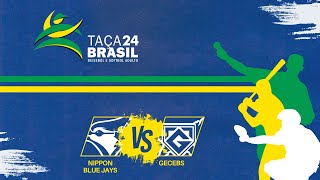 J06  N BLUE JAYS X GECEBS  XXIX Taça Brasil de Beisebol Adulto – 2024 [upl. by Nnywg170]