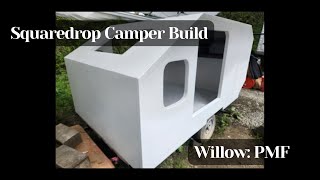 Squaredrop Camper Build  Willow Poor Mans Fiberglass [upl. by Akin]