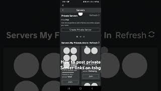 how to copy private server links in tsbg tsbg [upl. by Tratner]