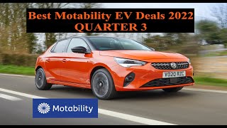 Best Motability EV Deals 2022 Quarter 3 [upl. by Sisson]