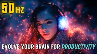 GAMMA 40 hz Binaural Beats ➡️ BRAIN Music for Productivity [upl. by Ahtanamas]