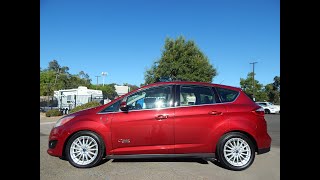 2015 Ford CMAX SEL Hybrid in depth walk around video review [upl. by Nyrak23]