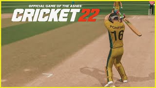 Unbelievable Wicket  CRICKET 22  Ricky Ponting [upl. by Rumilly]