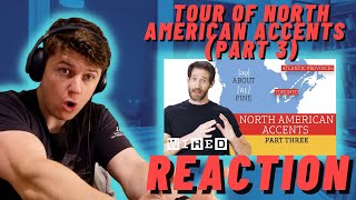 IRISH MAN REACTS To Accent Expert Gives a Tour of North American Accents  Part 3  WIRED [upl. by Encratia]