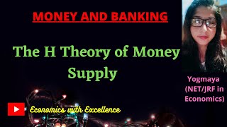 The H Theory of Money Supply  Theory of High Powered Money  H theory [upl. by Aretha414]