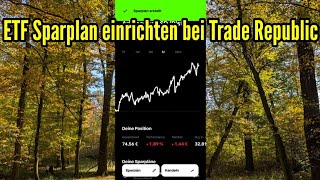 Trade Republic ETF Sparplan einrichten Tutorial [upl. by Fidelity]