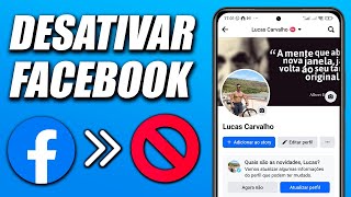 COMO DESATIVAR FACEBOOK TEMPORARIAMENTE [upl. by Chrisman]