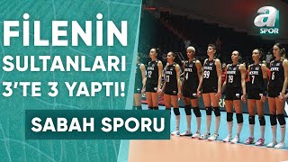 A Milli Kadın Voleybol Takımımız Olimpiyat Elemelerinde Peruyu 31 Mağlup Etti  A Spor [upl. by Howlend]