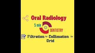 ORAL RADIOLOGY  Filtration  Collimation  Grid  QUICK LECTURE [upl. by Vena]