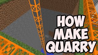 Buildcraft how to make a quarry in Minecraft 121x 1206 1194 1182 2024 [upl. by Annaliese]