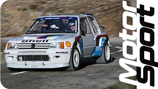 Legendary Peugeot 205 T16 EVO1 test on closed road [upl. by Landis]