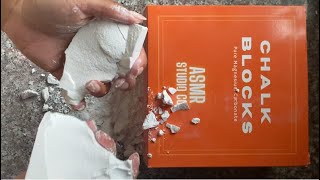 Satisfying Chalk Block Crush  Oddly Satisfying asmr satisfying asmrvideos gymchalkasmr [upl. by Amerd]