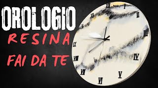 Orologio in Resina fai da te effetto marmo [upl. by Vernier400]