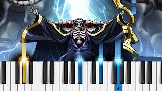 Overlord III Opening  quotVORACITYquot  Piano Tutorial [upl. by Casandra664]