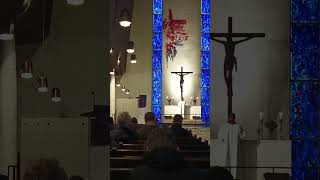 Singing prayer in Steinkjer church Norway [upl. by Esinyl]