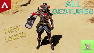 New Legendary Skin for Bloodhound Born of the Blood All Gestures Apex Legends  VOD  Sept24 [upl. by Aihset]