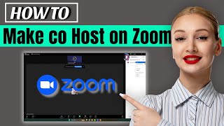 How to make someone a co host on zoom 2024  co host option in zoom [upl. by Saxena]