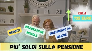 PENSIONI CHIEDERE LAUMENTO FINO A 735 EURO MA NON TUTTI LO SANNO [upl. by Eugatnom]