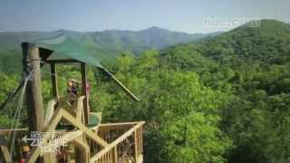 NOC Mountaintop Zip Line Tour Watch Exciting Ziplining in NC [upl. by Mauretta570]