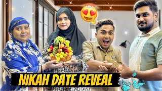 My Nikah Date Reveal😍 Alhamdulillah🥰 Meri Sale Sahab And Salaj Ji Aayi Date Confirm Karne ❤️ [upl. by Tap64]