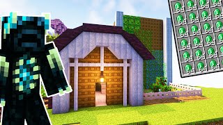 I Built an AUTOMATIC EMERALD Farm in Minecraft Create Mod [upl. by Camille449]