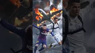 messi and ronaldo survive in plane football horror viralvideo [upl. by Neils]