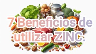 7 Beneficios del zinc [upl. by Rebmetpes59]