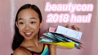 BEAUTYCON 2018 HAUL  Nicole Laeno [upl. by Jerroll70]