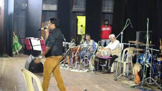 Gourab Sarkar performs Tomate amate dekha hoyechhilo at Chandannagar Rabindra Bhavan [upl. by Ilrebmik425]