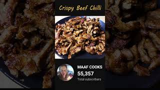 Crispy Beef Chilli Recipe  Easy and Quick shorts food recipe youtubeshorts [upl. by Had]