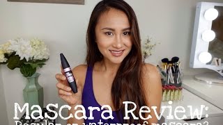 Maybelline Lash Sensational Luscious Mascara Review Regular vs Waterproof [upl. by Flavio]