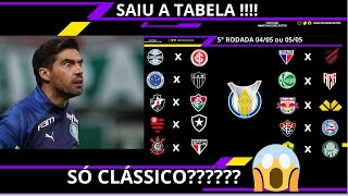 SAIU A TABELA DO BRASILEIRÃO 2024  VEJA OS CONFRONTOS 😳 [upl. by Thaddeus]