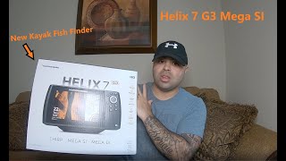 Hummingbird Helix 7 G3 Mega SI Fish Finder Unboxing [upl. by Hsaniva]