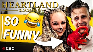 Heartland Cast Being Comedians For 7 Minutes  Heartland Season 18 [upl. by Amzaj196]