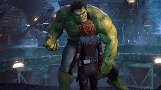 Hulk and Black Widow Kiss Scene  Avengers Age of Ultron 2015 Movie Clip HD [upl. by Glanville156]