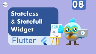 Flutter Stateless and Stateful Widgets Understand the Key Differences  Flutter course for beginers [upl. by Anaihk]