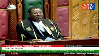 DRAMA as Wetangula REJECTS MP wanting to withdraw signature he appended for Rigathi impeachment [upl. by Cohn]