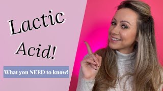 LACTIC ACID Skincare  What does Lactic Acid do STEP BY STEP Guide [upl. by Chelton]