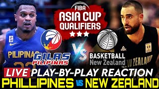 🔴LIVE GILAS PILIPINAS vs NEW ZEALAND TALL BLACKS │ FIBA Asia Cup Qualifier PlayByPlay Reaction [upl. by Yebot152]