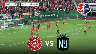 Portland Thorns vs NY Gotham  Natinal Womens Soccer League nwsl 2024  FC 24 [upl. by Raybourne]