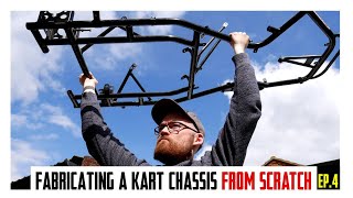 Building a KART CHASSIS From Scratch  EP4 Bending kart tube for first time [upl. by Einor156]