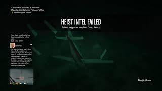 Gta Cayo Perico Heist Scope Out Fail 1 [upl. by Tnecnivleahcim]