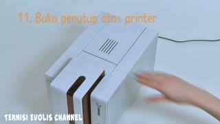 CARA PEMBERSIHAN PRINTER EVOLIS PRIMACY Popup Regular Cleaning Mandatory [upl. by Barnabe]