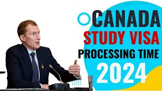 CANADA STUDY VISA PROCESSING TIME Under New SDS Rule 2024 studyincanada bestvisaconsultant [upl. by Eteragram]