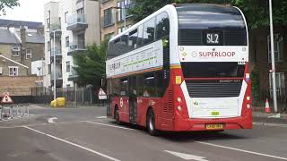 SUPERLOOP  E400 City  Arriva London  HA36  LK66HBD On Route SL2 At Walthamstow Central [upl. by Samantha]